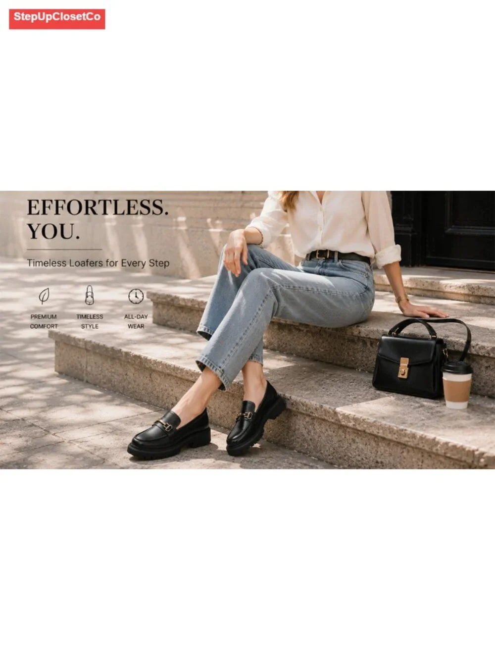 Women Leather Penny Loafers Slip On Comfort Flat Office Work Casual Shoes